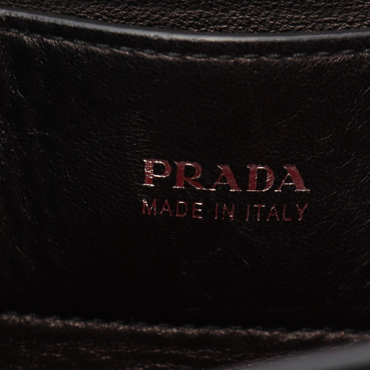 Prada Saffiano · Chain Shoulder Bag