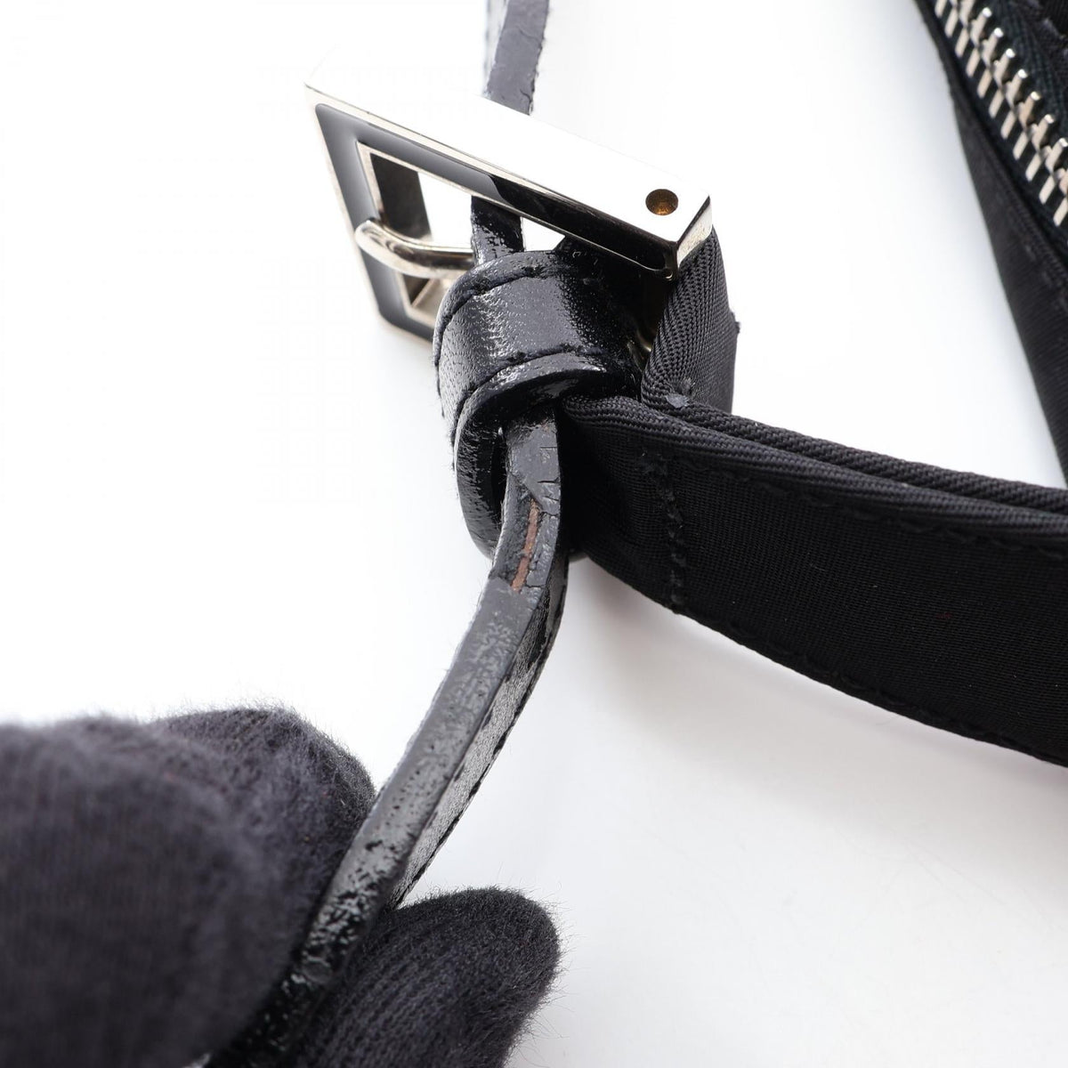 Fendi Zucca · Nylon Shoulder Bag