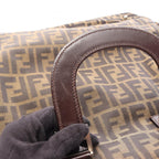 FENDI Zucca · Canvas Leather Tote