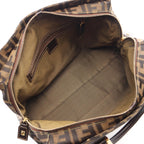 Fendi Zucca · Canvas Leather Crossbody