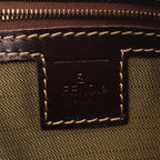 Fendi Zucca · Canvas Leather Crossbody