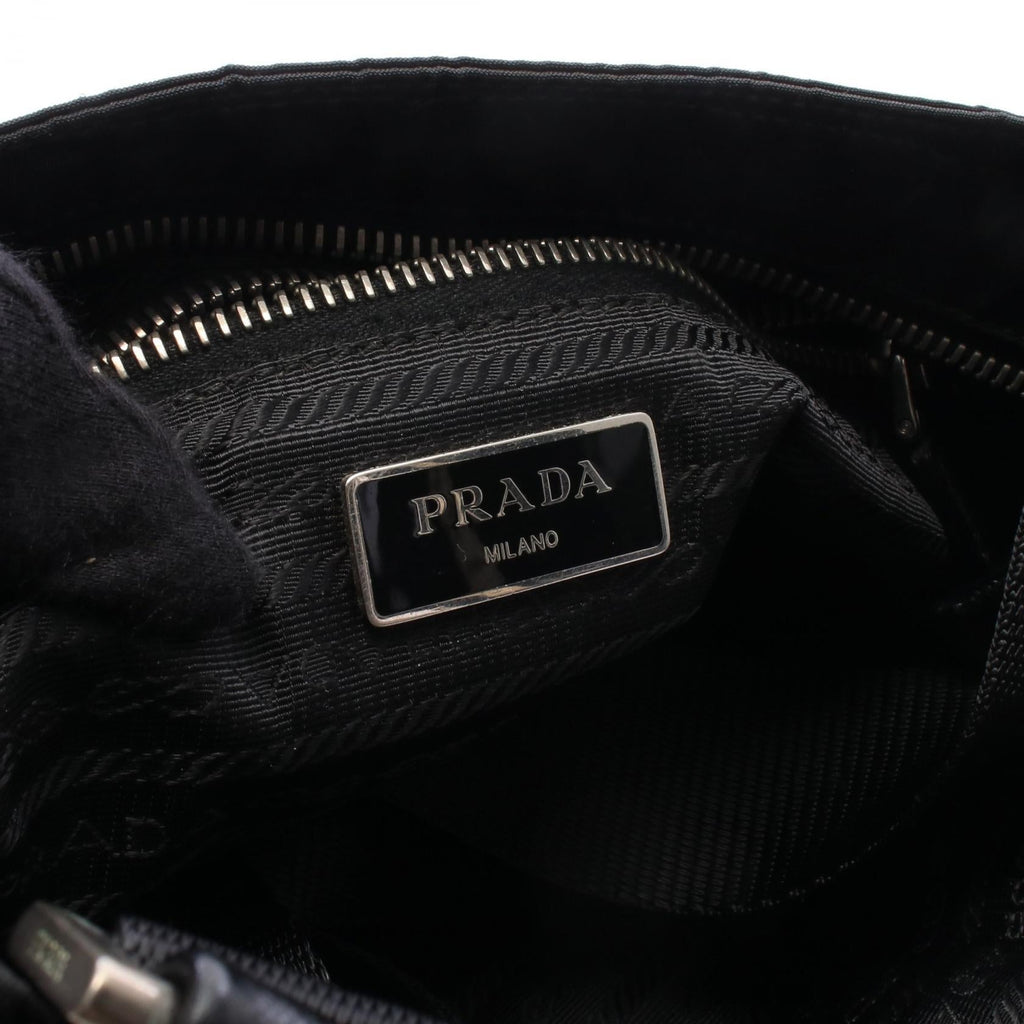 PRADA Skull Studs · Nylon Triangle Logo