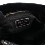 PRADA Skull Studs · Nylon Triangle Logo