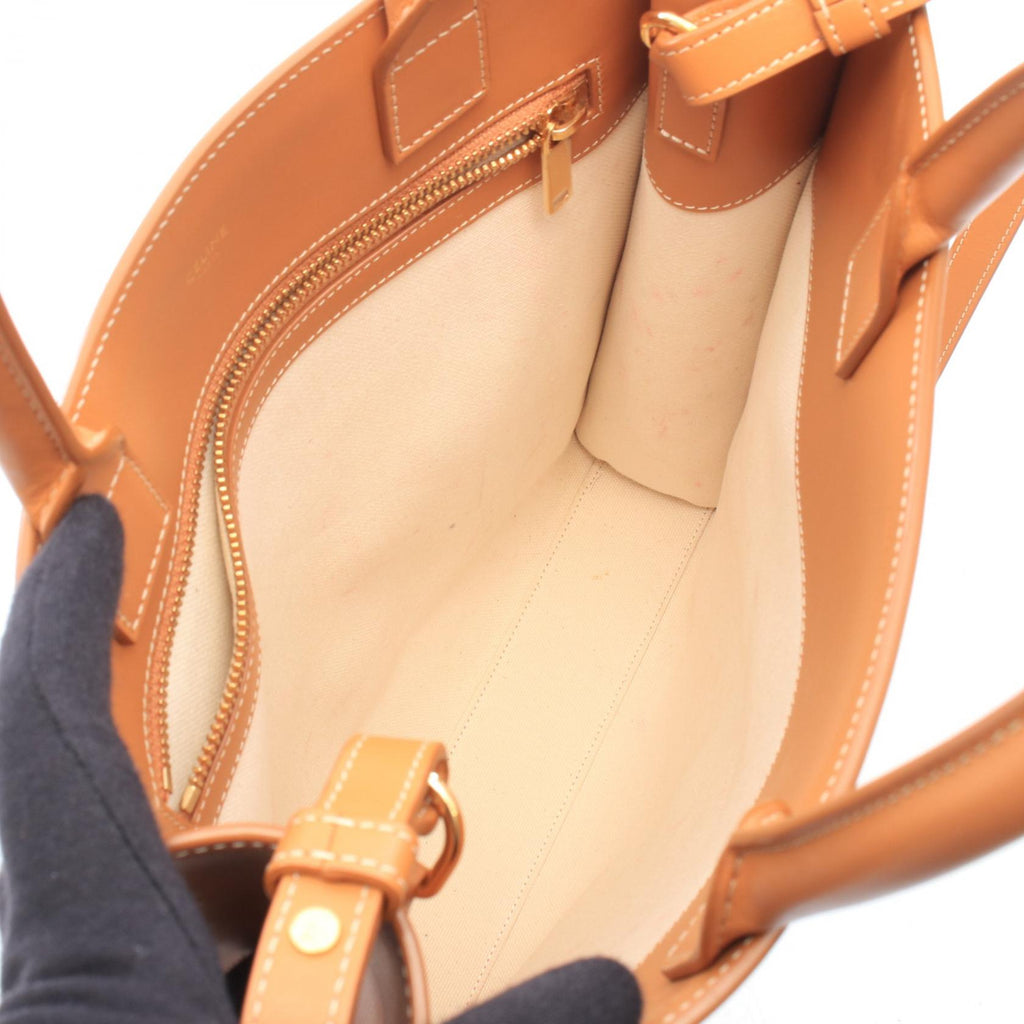 CELINE Vertical Cabas · Canvas & Leather