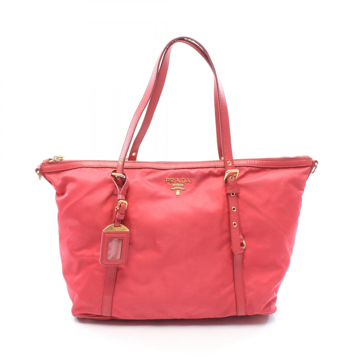 Prada Nylon Leather Tote