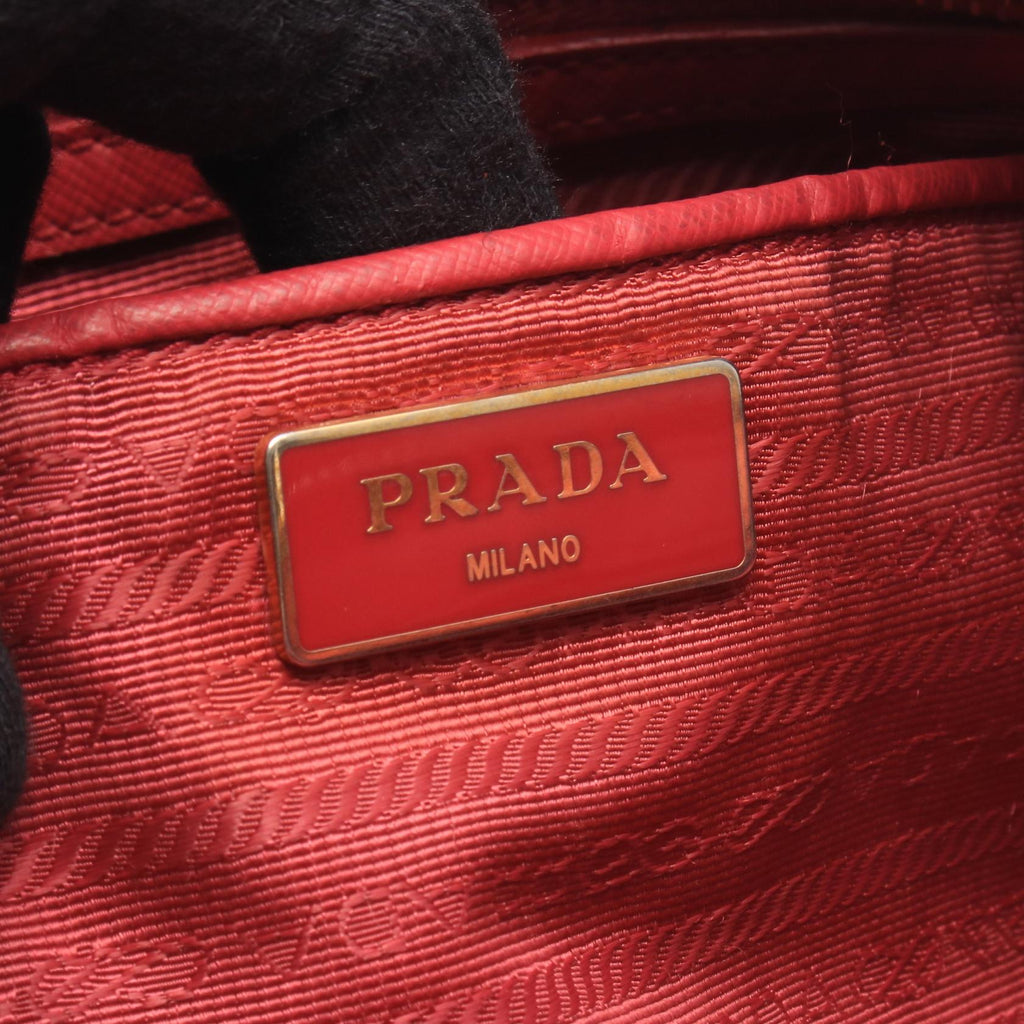 Prada Nylon Leather Tote