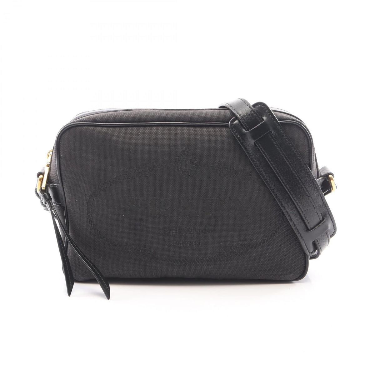 Prada Logo Jacquard · Canvas Crossbody