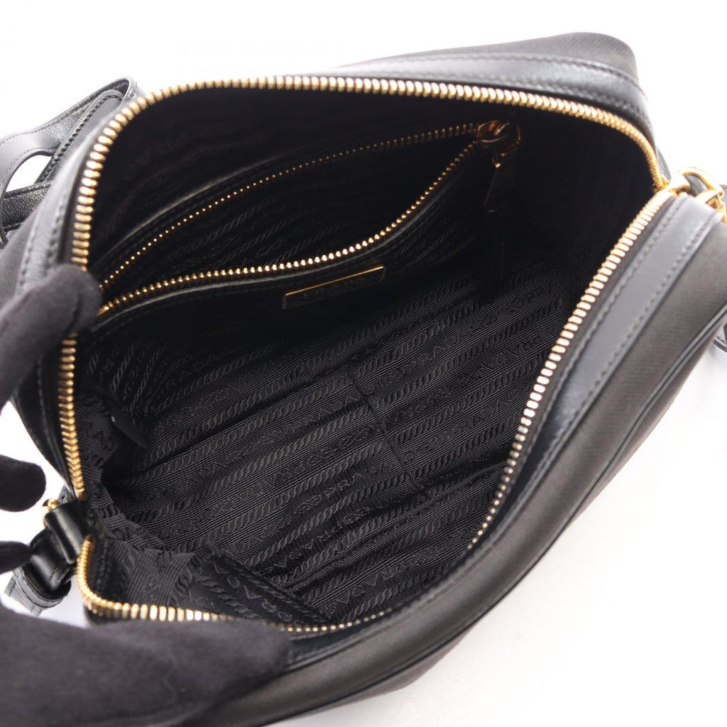 Prada Logo Jacquard · Canvas Crossbody