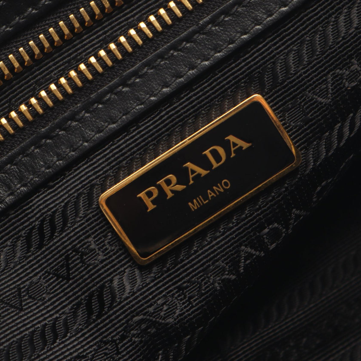 Prada Logo Jacquard · Canvas Crossbody