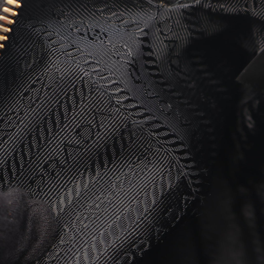 Prada Logo Jacquard · Canvas Crossbody