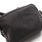 Prada Logo Jacquard · Canvas Crossbody