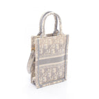 DIOR Book Tote Vertical Crossbody · Canvas