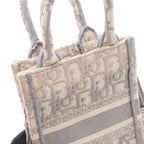 DIOR Book Tote Vertical Crossbody · Canvas