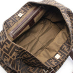 Fendi Zucca · Canvas Leather Tote