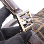 Fendi Zucca · Canvas Leather Tote