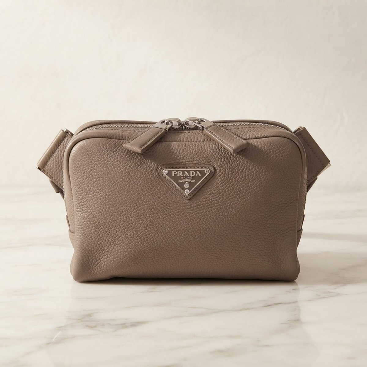 Prada Vitello Daino · Leather Belt Bag