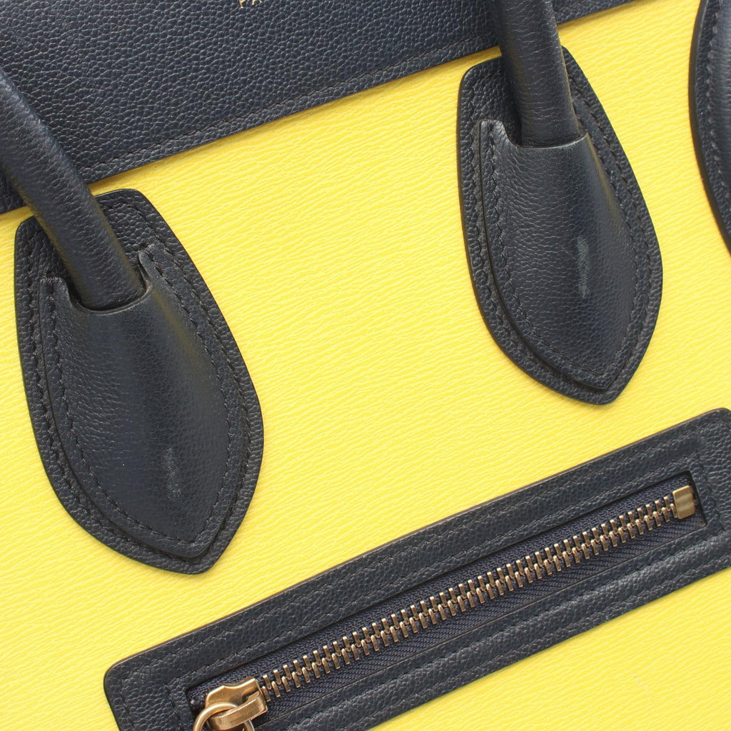 Celine Luggage Micro Shopper · Tricolor