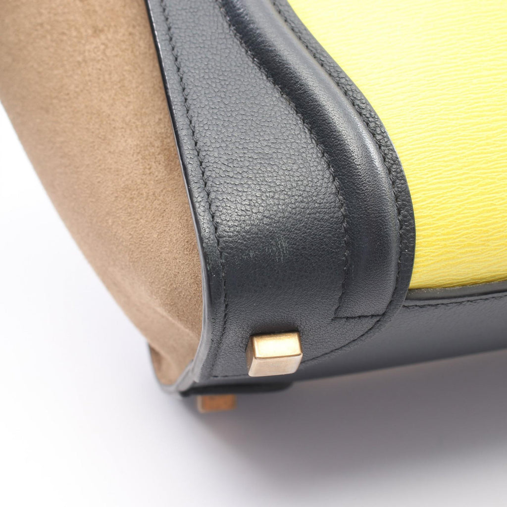 Celine Luggage Micro Shopper · Tricolor