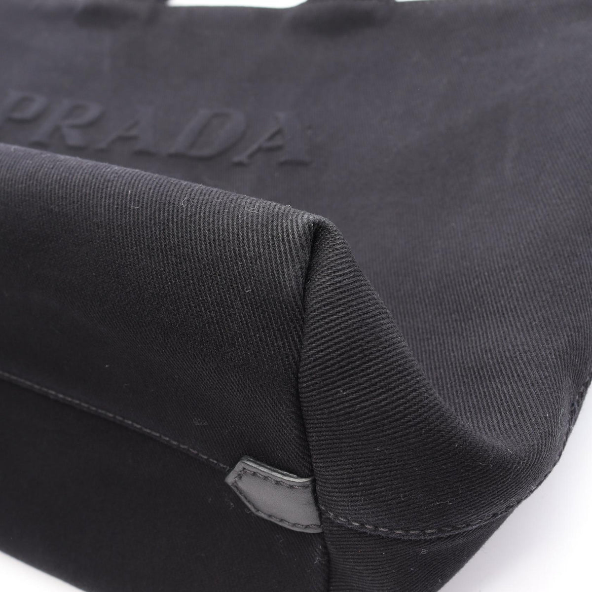 PRADA Canapa Drill Tote · Canvas