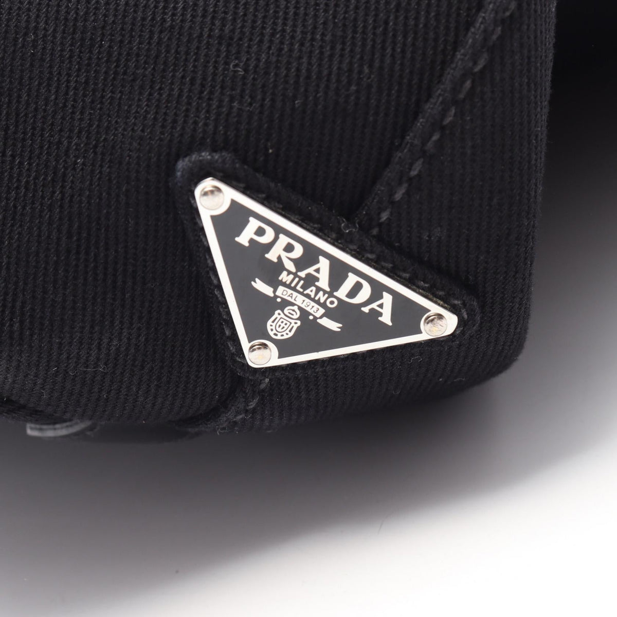 PRADA Canapa Drill Tote · Canvas
