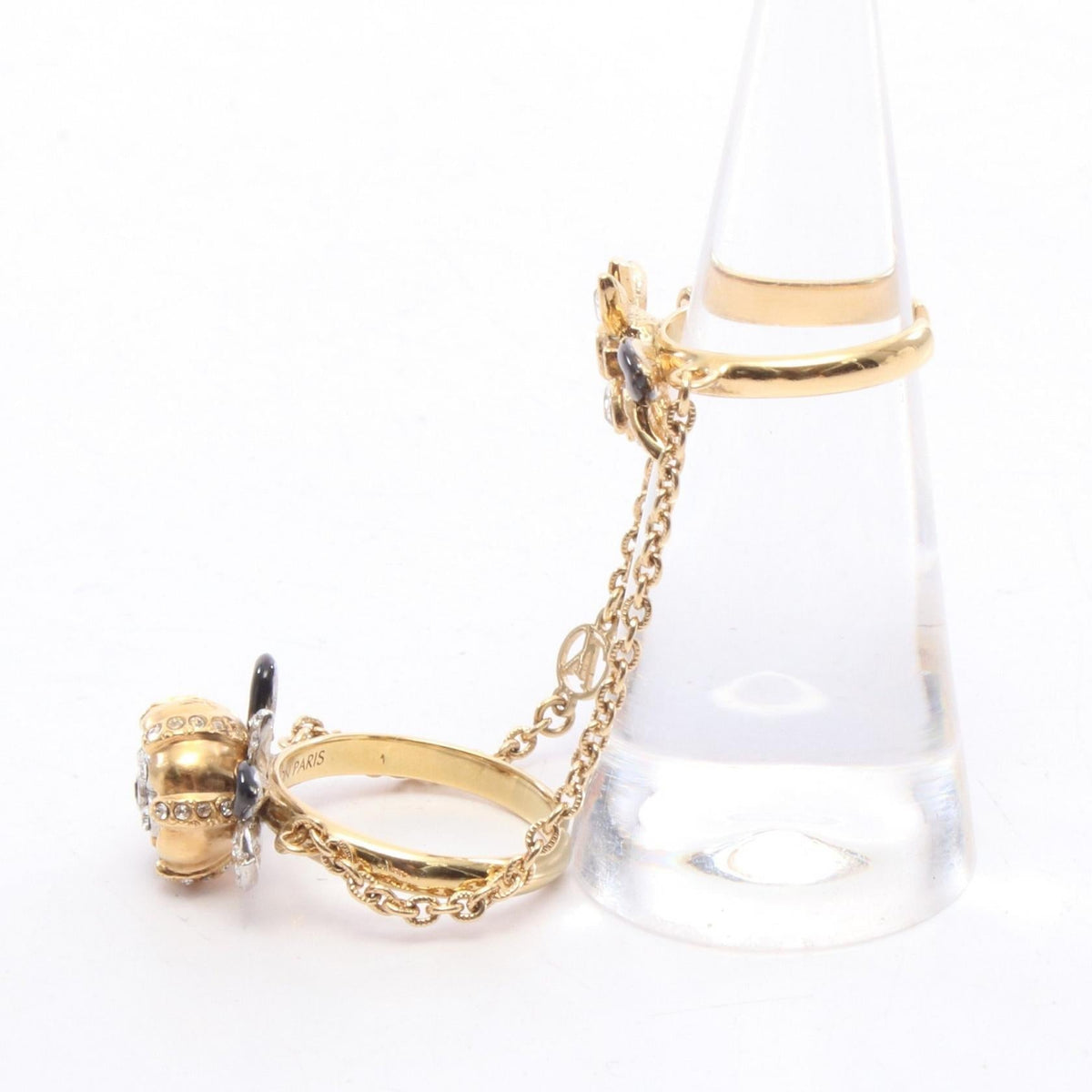 Louis Vuitton Windsor Fleur · Rhinestone Ring