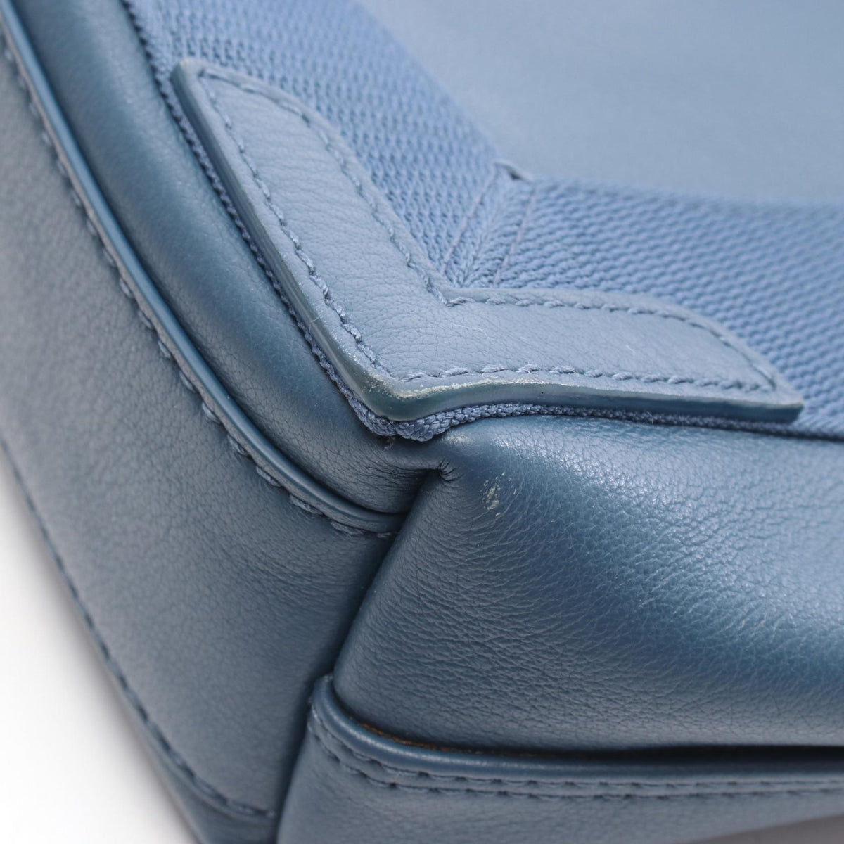 Balenciaga Navy Cabas XS · Leather