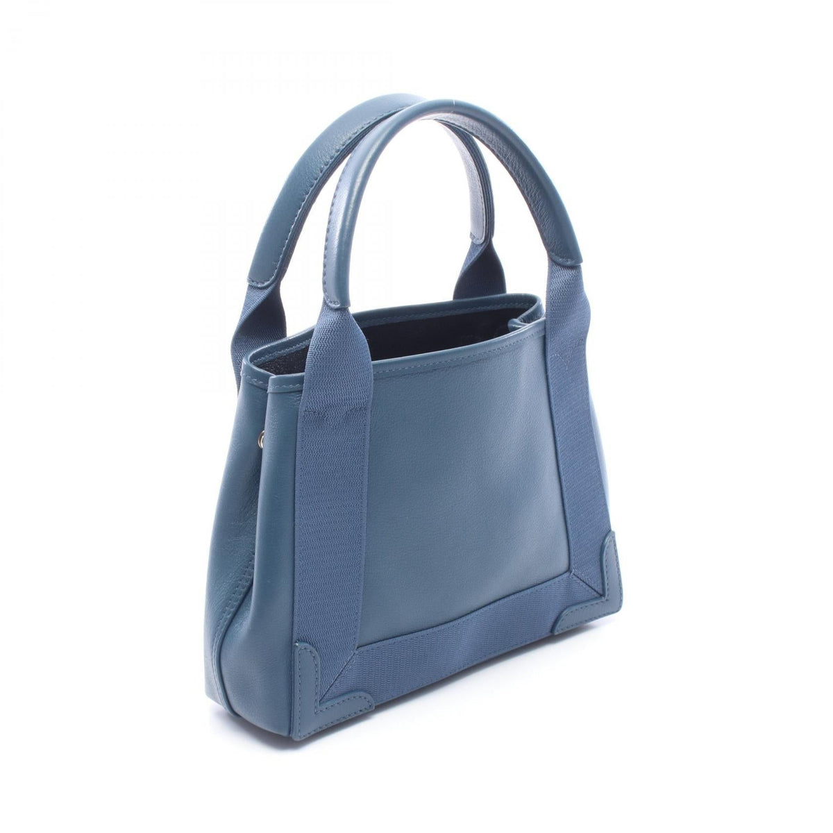 Balenciaga Navy Cabas XS · Leather