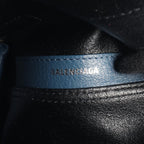 Balenciaga Navy Cabas XS · Leather