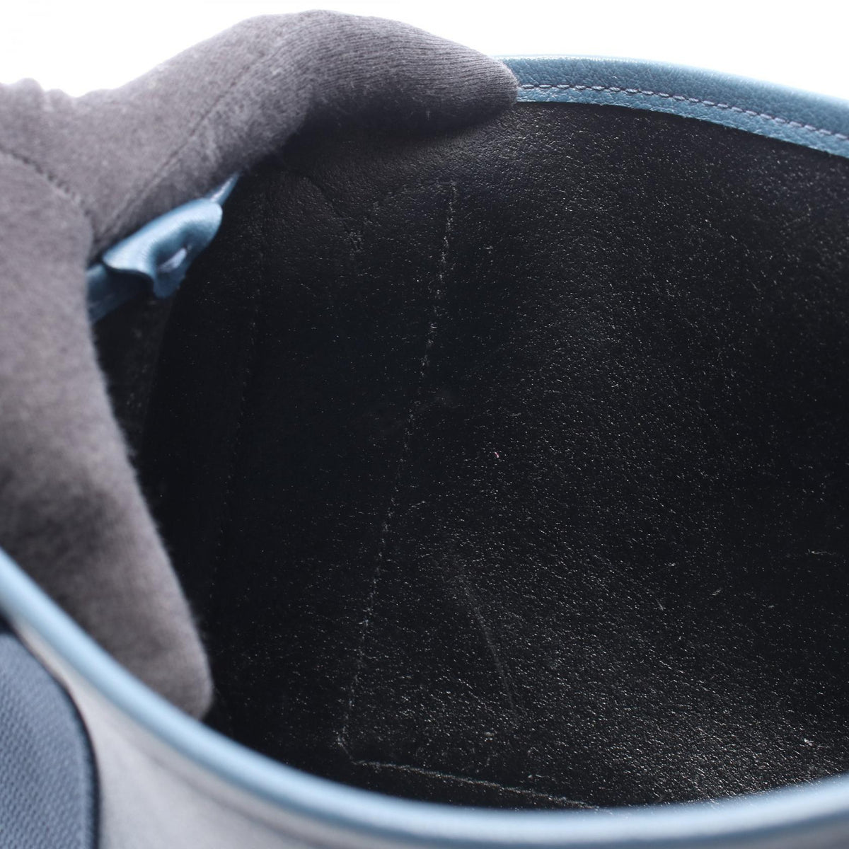 Balenciaga Navy Cabas XS · Leather