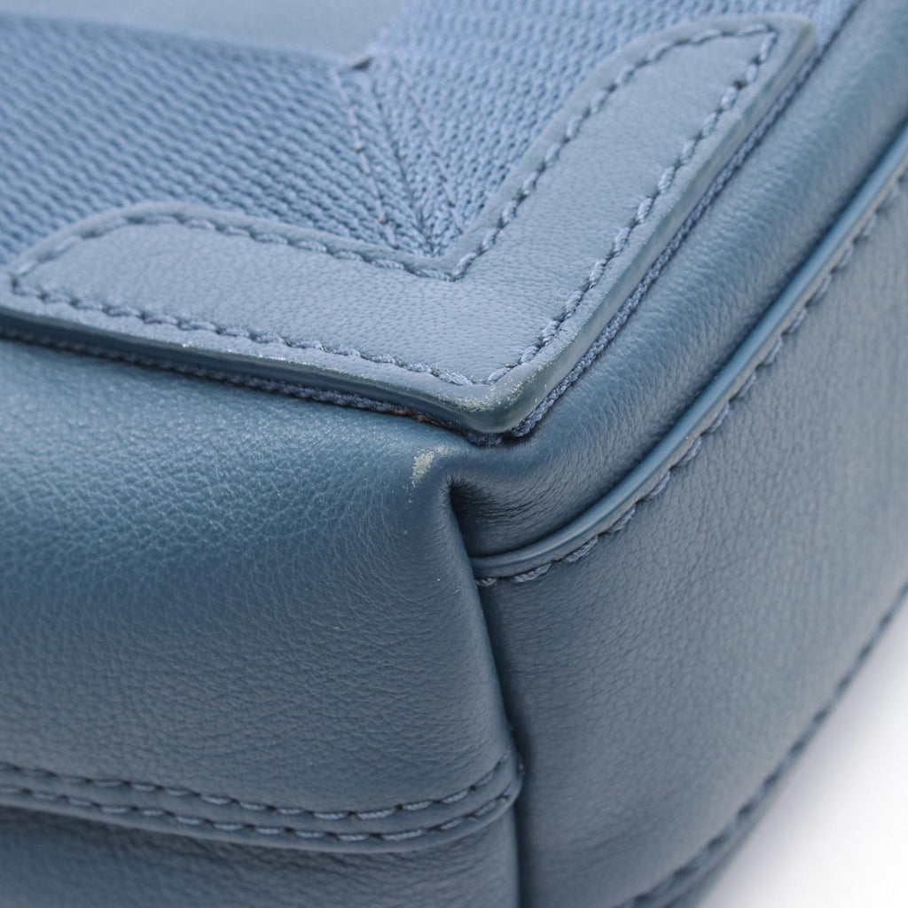 Balenciaga Navy Cabas XS · Leather