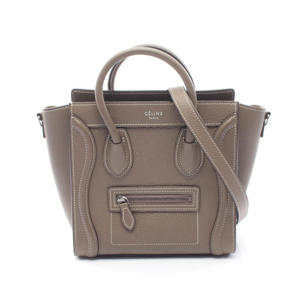 Celine Luggage Nano Shopper · Leather
