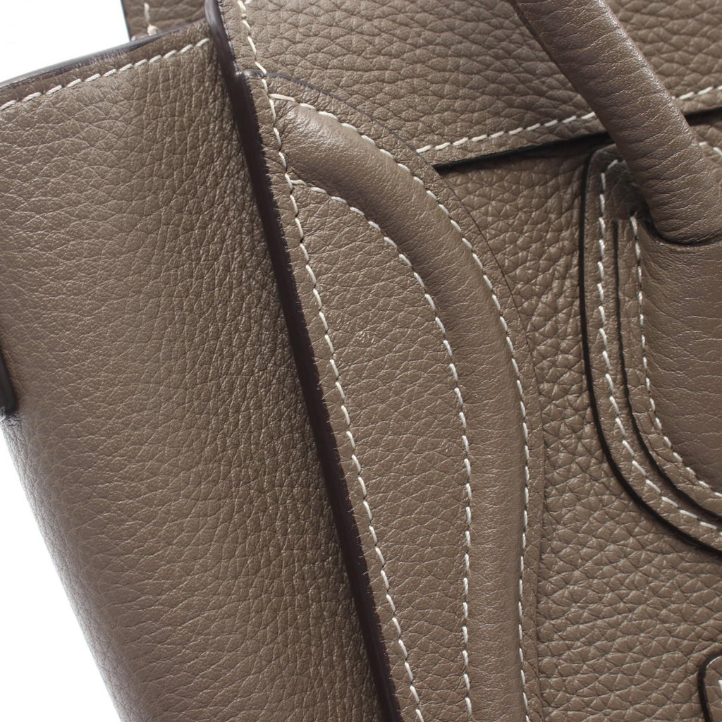 Celine Luggage Nano Shopper · Leather