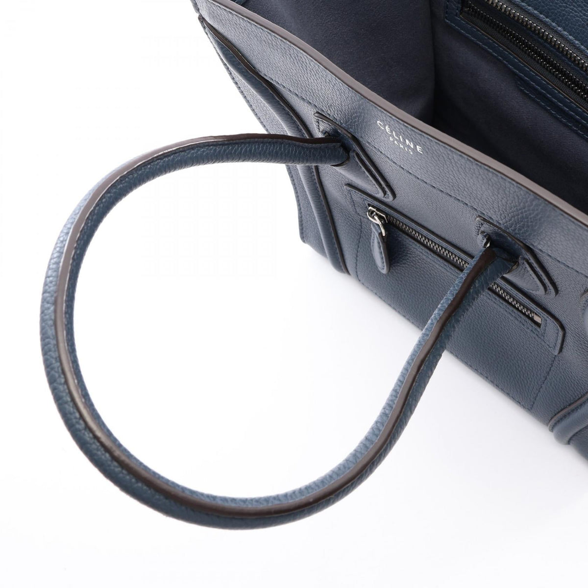 CELINE Luggage Micro Shopper · Leather