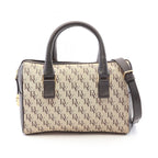 Bottega Veneta Canvas Leather Handbag