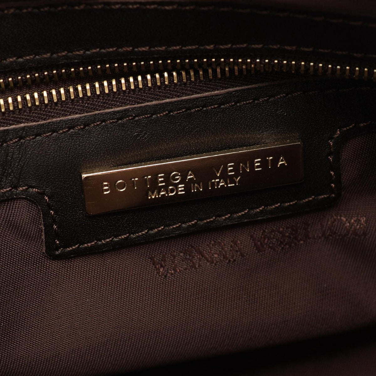 Bottega Veneta Canvas Leather Handbag