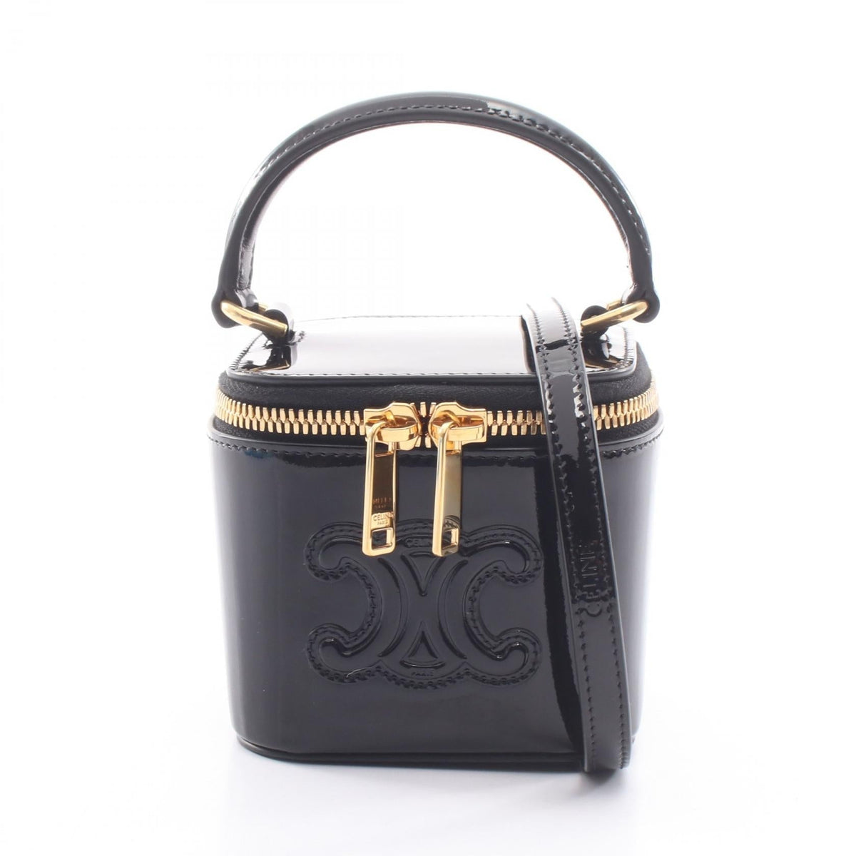 Celine Cuir Triomphe · Mini Vanity · Patent