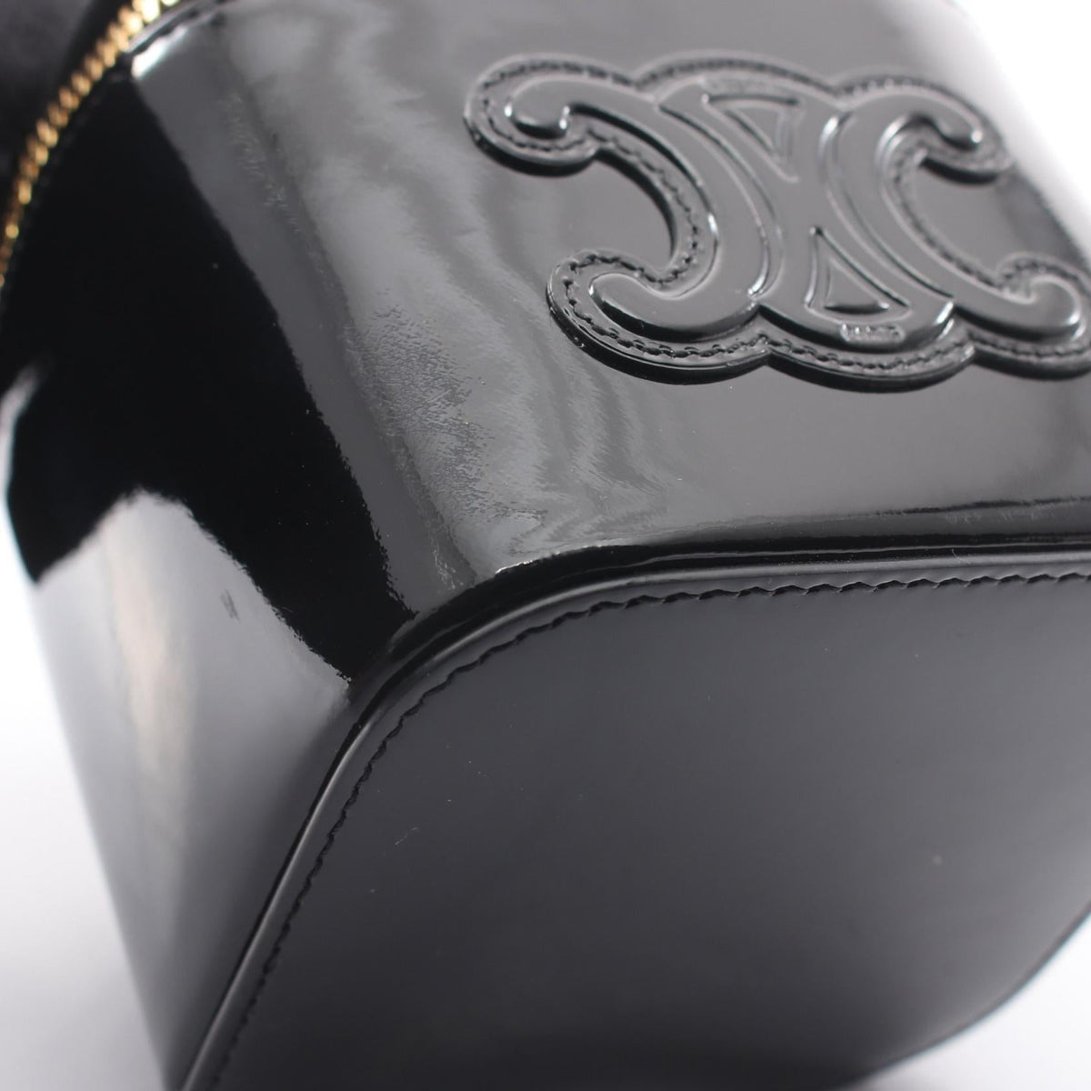 Celine Cuir Triomphe · Mini Vanity · Patent