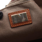 Fendi Zucchino · Canvas Leather Tote