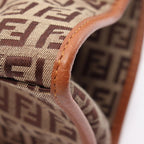 Fendi Zucchino · Canvas Leather Tote