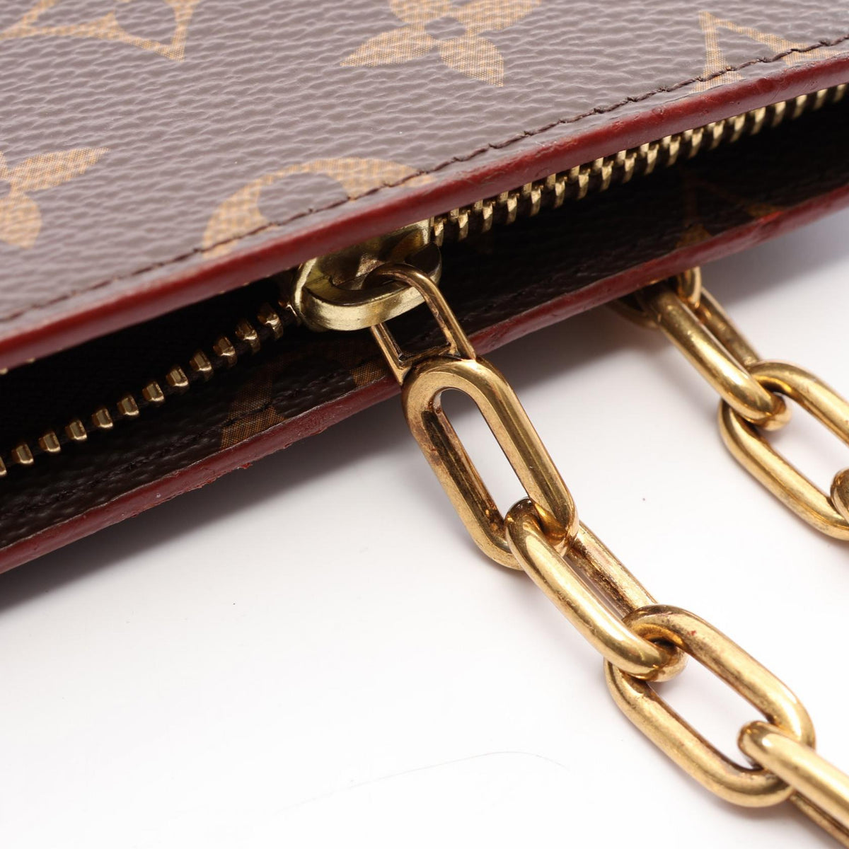 Louis Vuitton Chain Clutch · Monogram