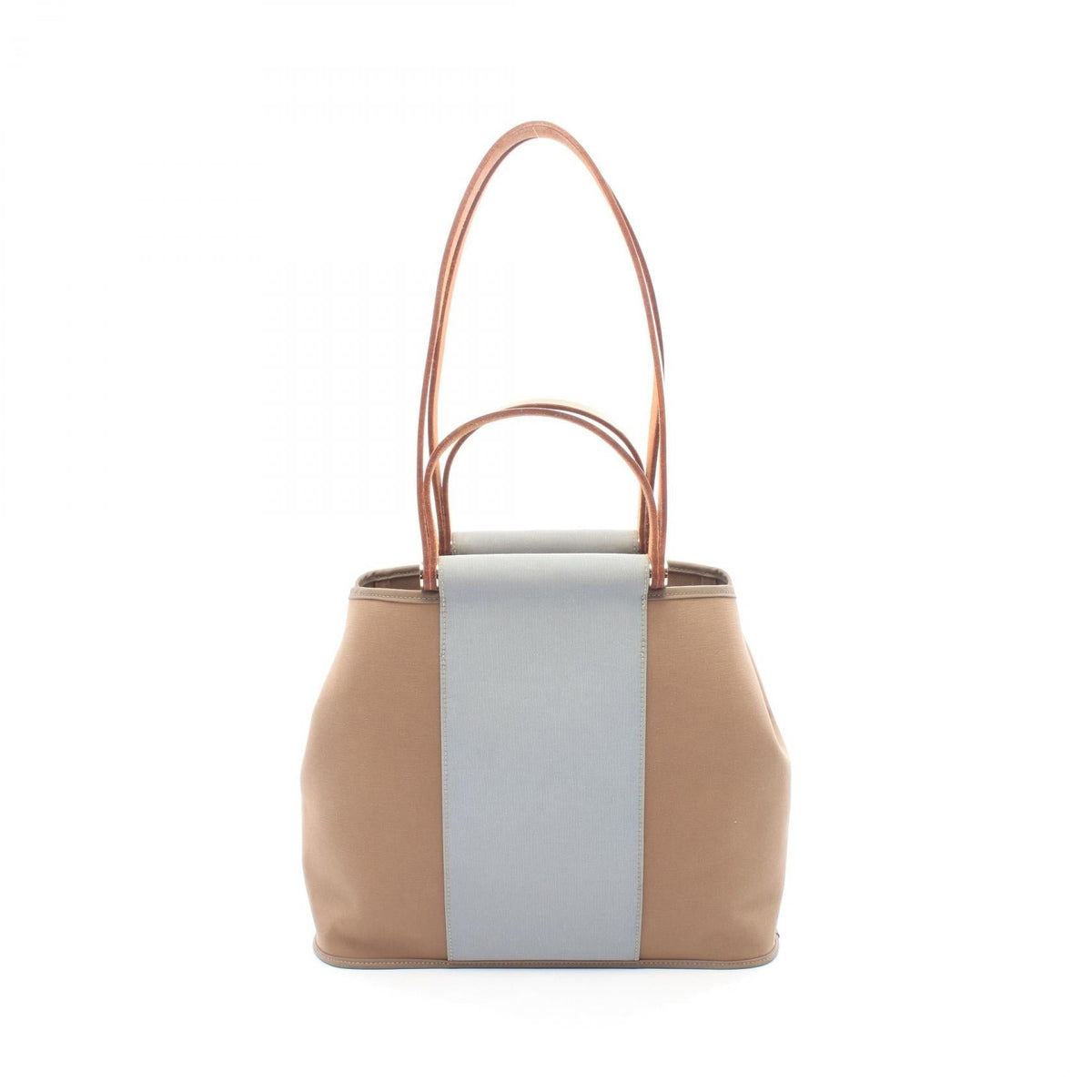 Hermès Kabak PM · Toile Officier · Étoupe
