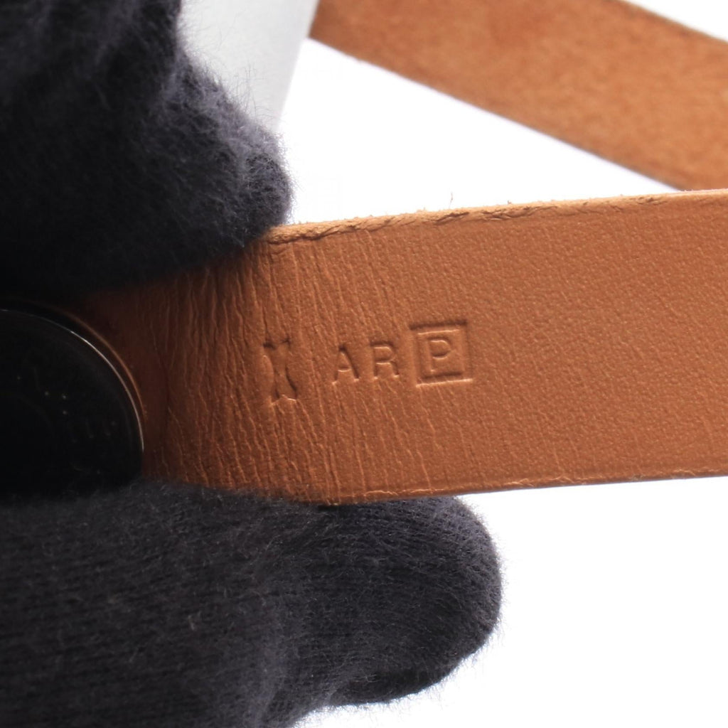 Hermès Kabak PM · Toile Officier · Étoupe