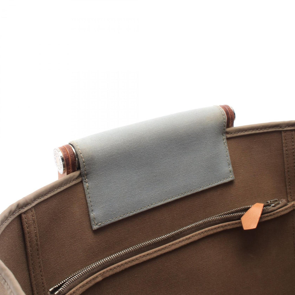 Hermès Kabak PM · Toile Officier · Étoupe