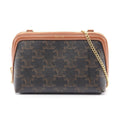 Celine Chain Clutch · Triomphe Canvas