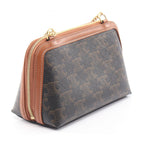 Celine Chain Clutch · Triomphe Canvas