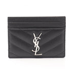 Saint Laurent · YSL Monogram Card Case · Leather