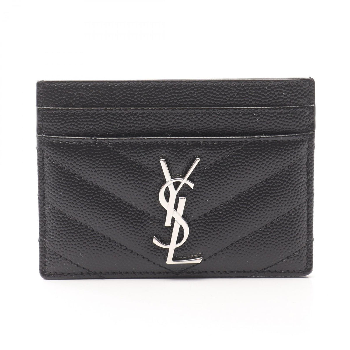Saint Laurent · YSL Monogram Card Case · Leather