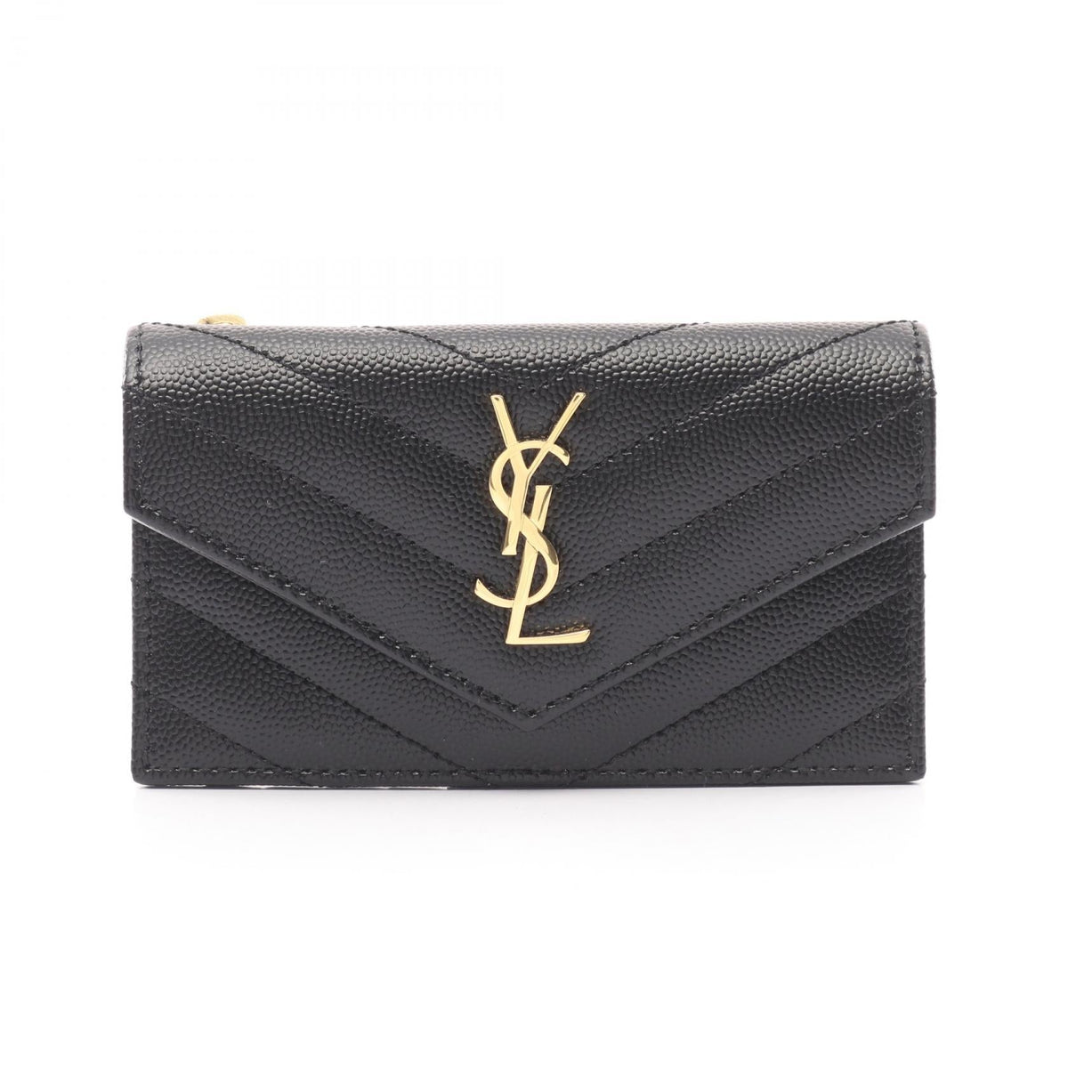 Saint Laurent Monogram · Leather Card Case