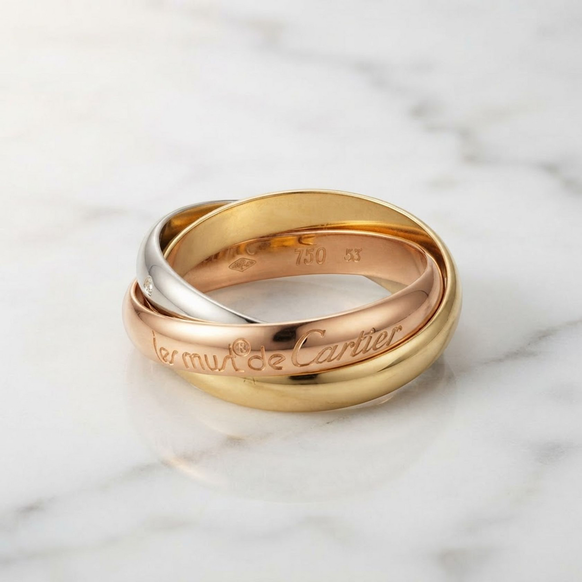 Cartier Trinity · Tri-Gold