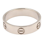 CARTIER Love Ring · 18K White Gold